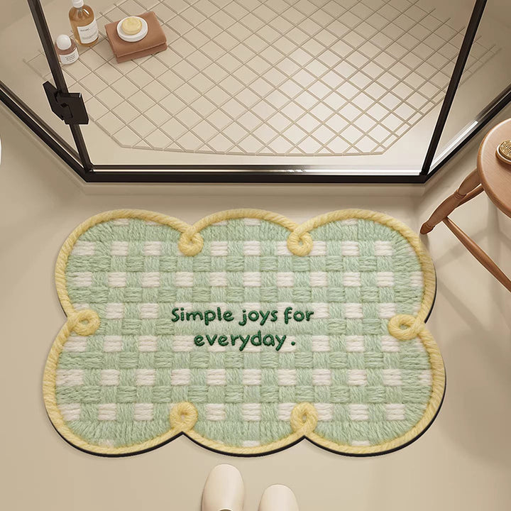 Cloud-Shaped Soft Bath Mat Kalsten