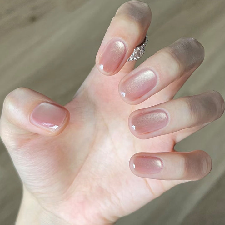 Natural Finish Press-On Nail Art Kalsten