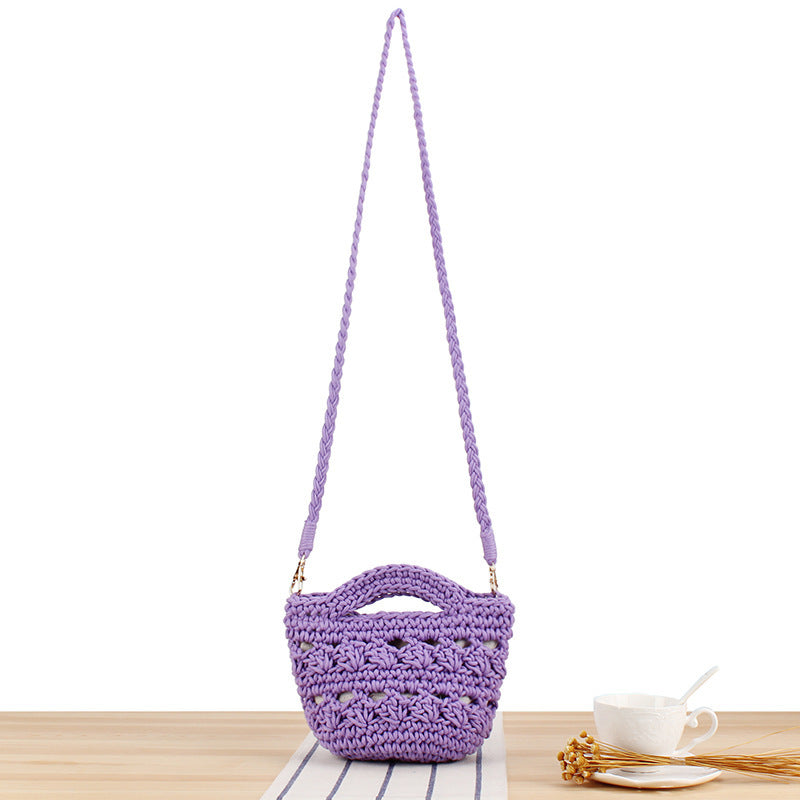 Hand-knotted shoulder bag Kalsten