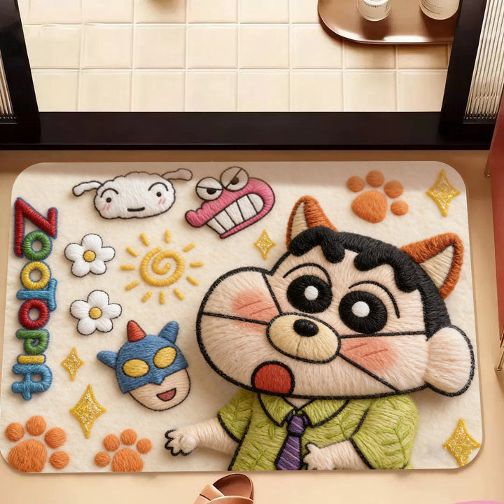 Cartoon-Themed Plush Area Mat Kalsten