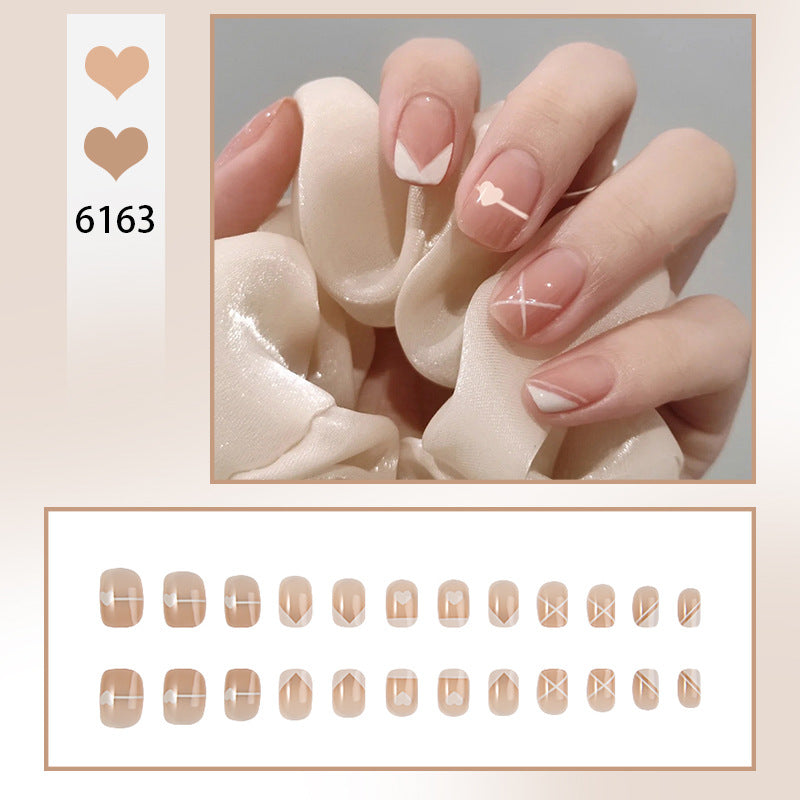Minimalist Press-On Nail Art