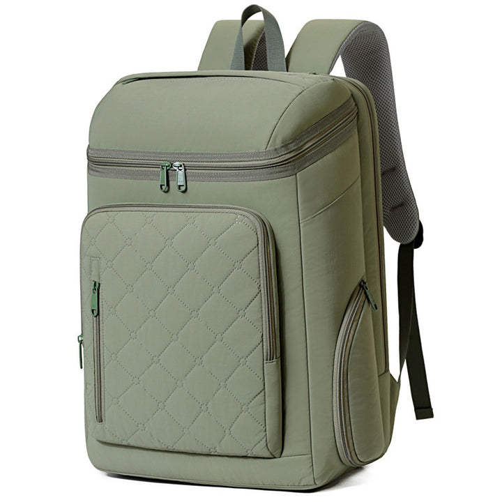 Quilted Multi-Functional Travel Backpack