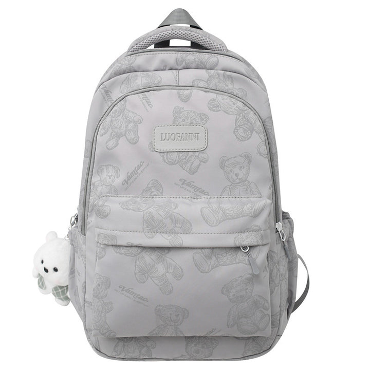 Backpack Made of Durable Nylon with Cute Bear Pattern Kalsten