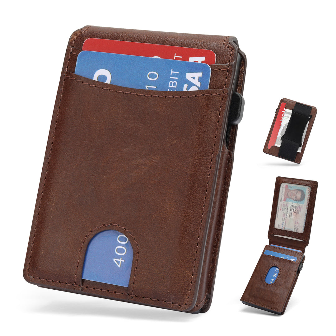 Slim Multi-Function Leather Cardholder Kalsten