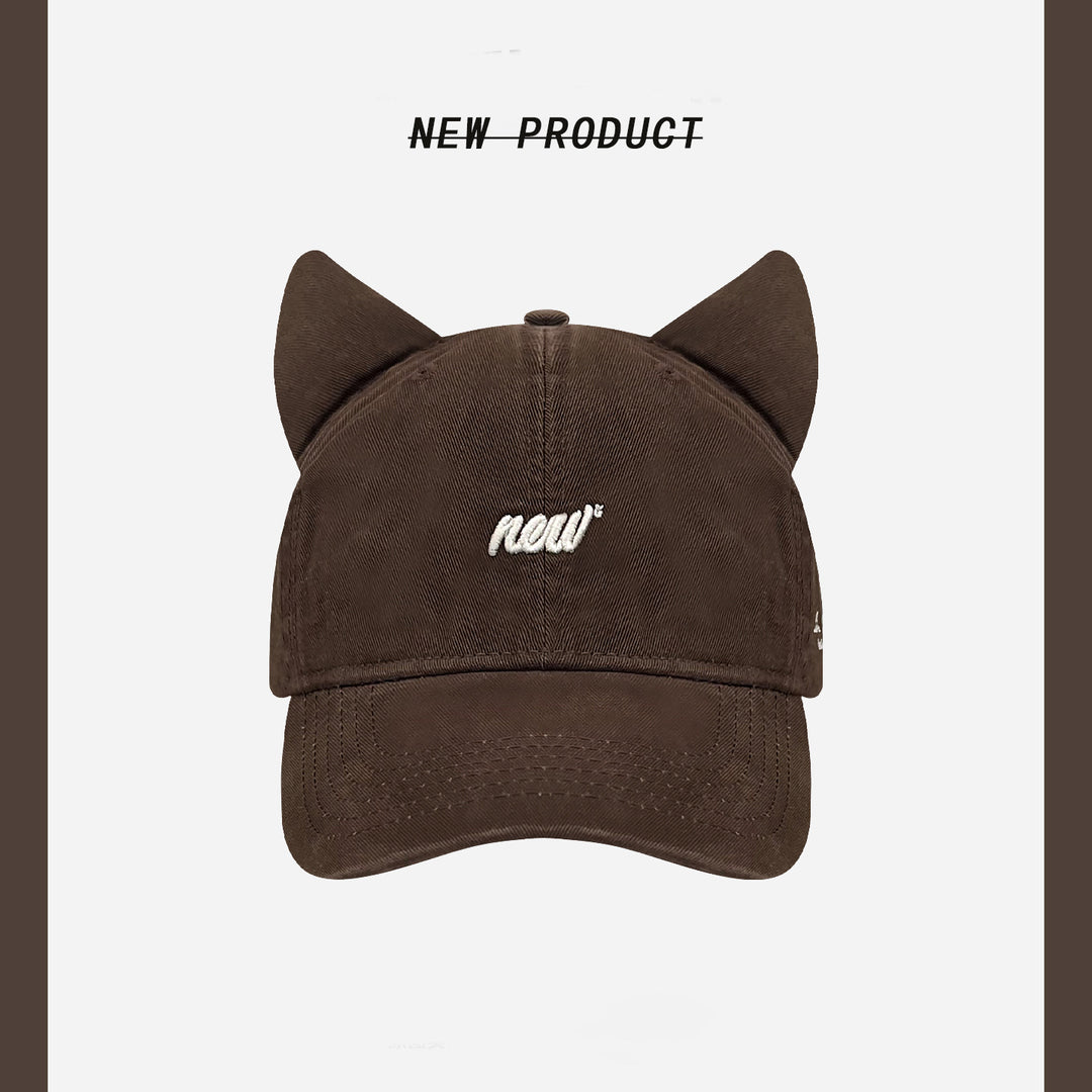 Playful Cat Ear Baseball Cap