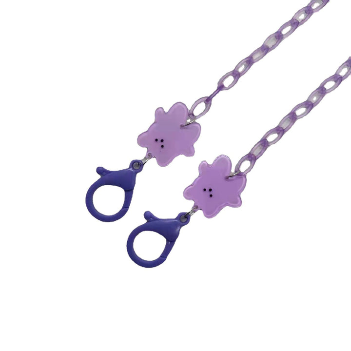 Playful glasses holder chain with floral motif Kalsten