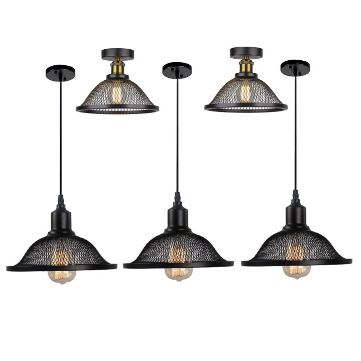 Industrial Mesh Pendant Light