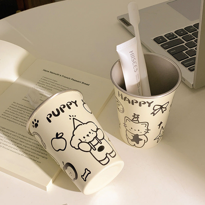 Playful paper cup with cheerful animal design Kalsten