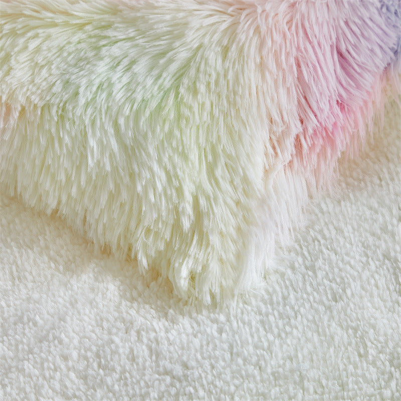 Luxurious Faux Fur Throw Blanket Kalsten
