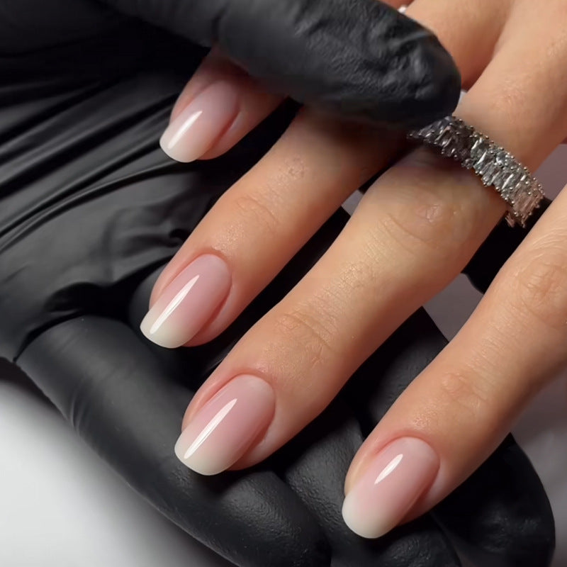 Classic French Tip Press-On Nails Kalsten