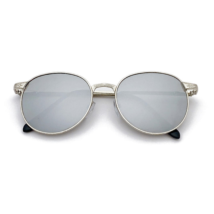Fashionable sunglasses with round frame and intricate design Kalsten