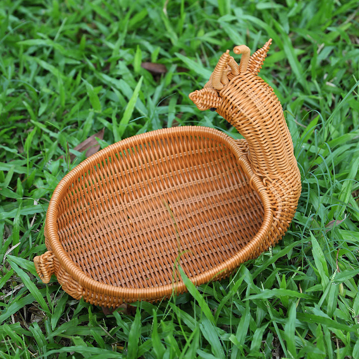 Unisex Braided Decoration Basket in Duck Shape Kalsten
