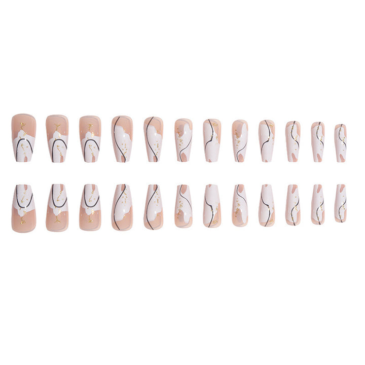 Artistic Press-On Nail Art Kalsten
