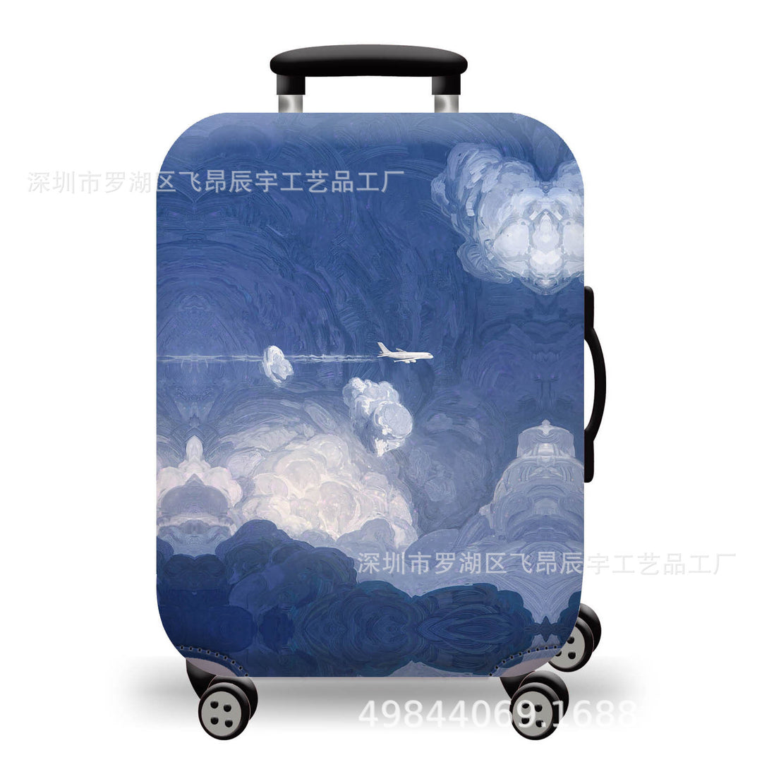 Hard Shell Luggage with Earth Design Kalsten