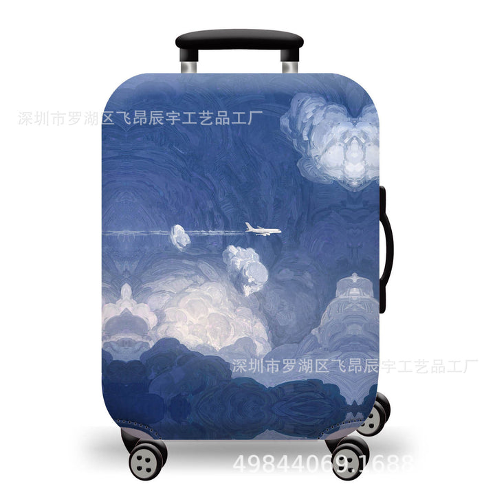 Hard Shell Luggage with Earth Design Kalsten