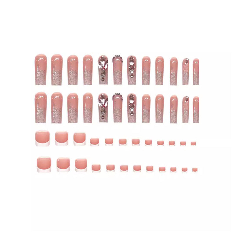 Elegant Press-On Nail Art Set Kalsten
