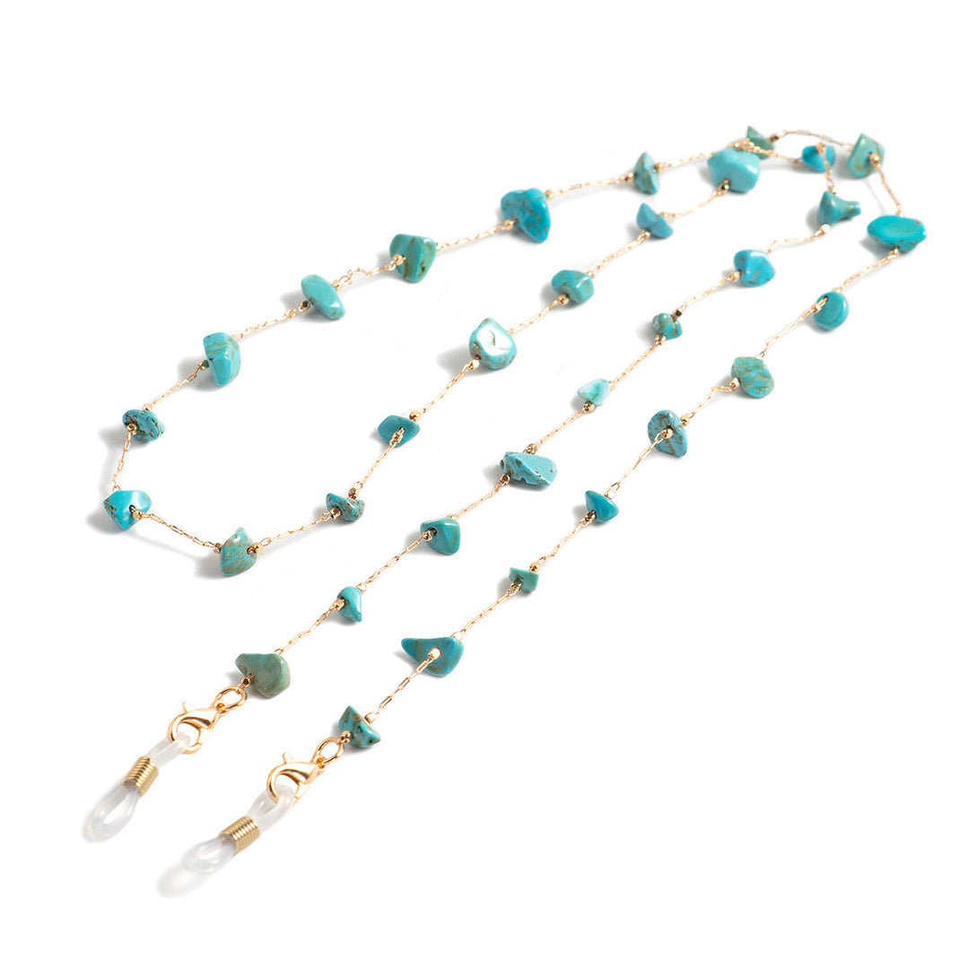 Delicate Gemstone Bead Eyewear Chain Kalsten
