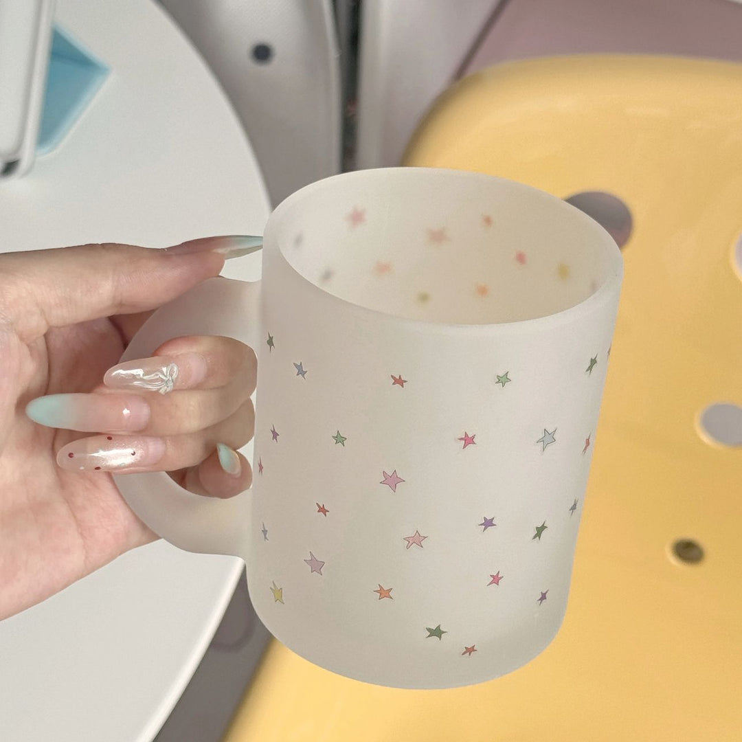 Ceramic mug with playful star motif Kalsten