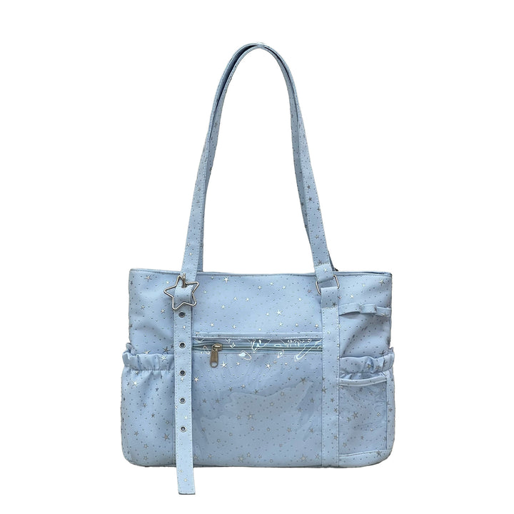 Star-Embellished Utility Tote
