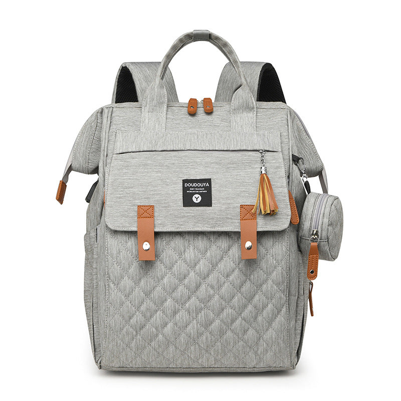 Multi-Functional Quilted Travel Backpack Kalsten