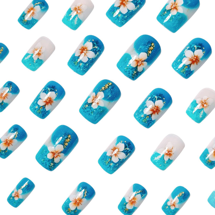Floral 3D Nail Art Kalsten