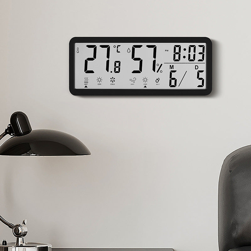 Digital multifunction weather alarm clock with hygrometer and temperature display Kalsten