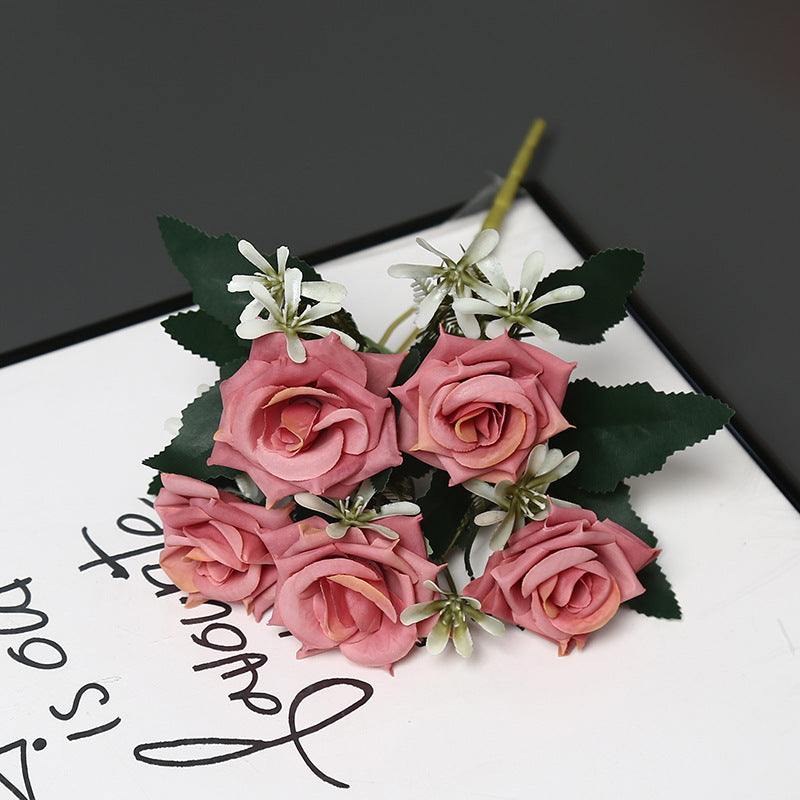 Realistic Artificial Rose Bouquet