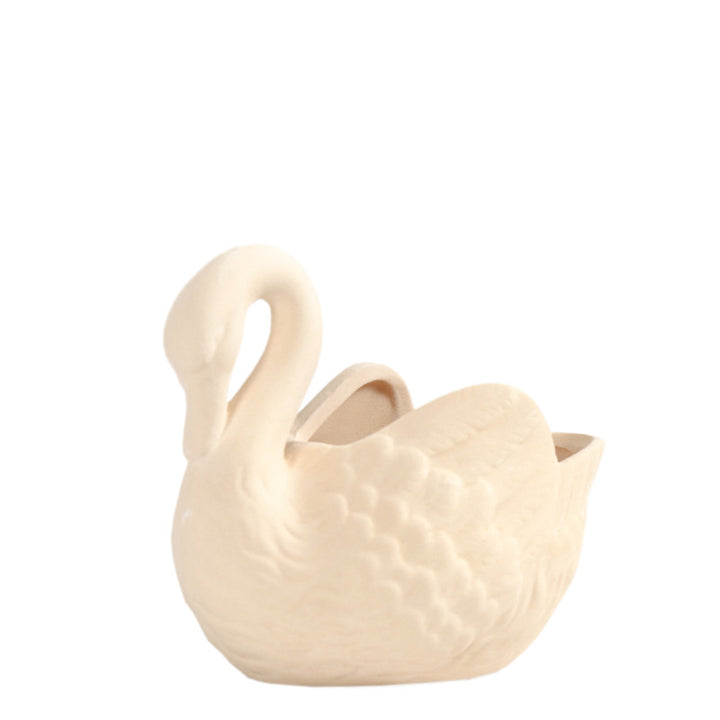 Decorative Ceramic Swan Planter Kalsten