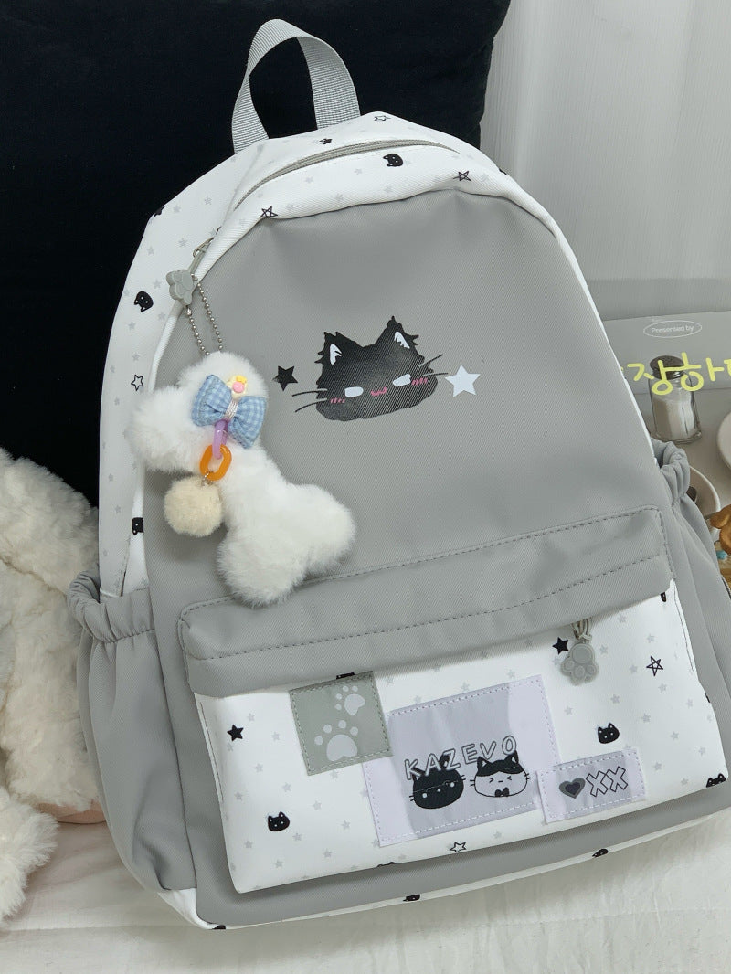 Playful Cat-Themed Backpack