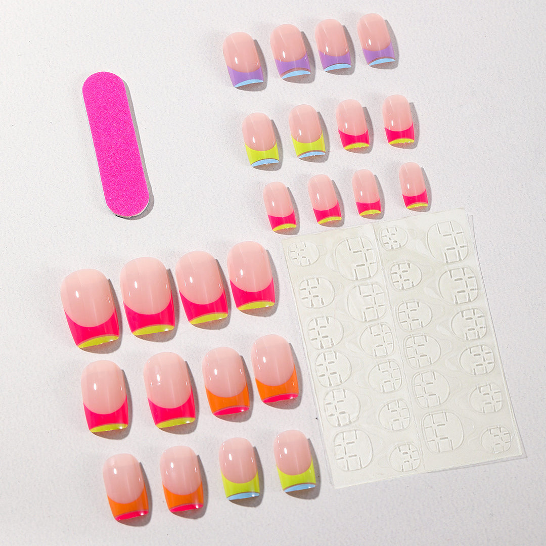 Artistic Gradient Nail Art Extensions Kalsten