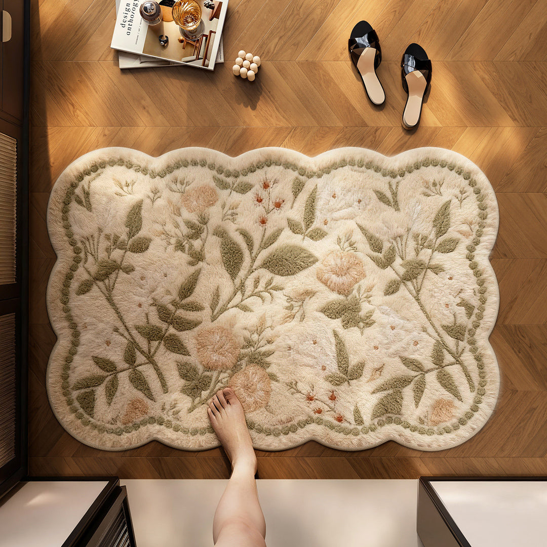 Floral Patterned Area Rug Kalsten