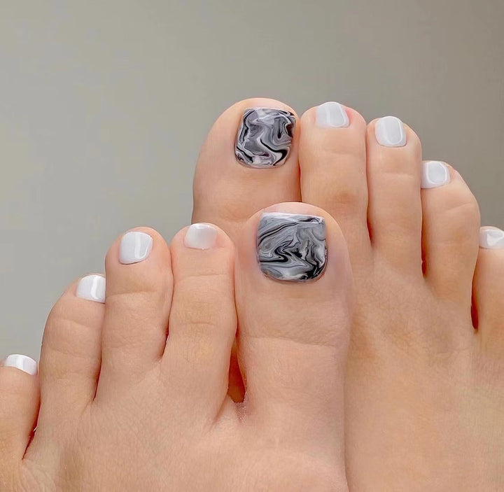 Artistic Toenail Design with Divine Butterfly Design Kalsten