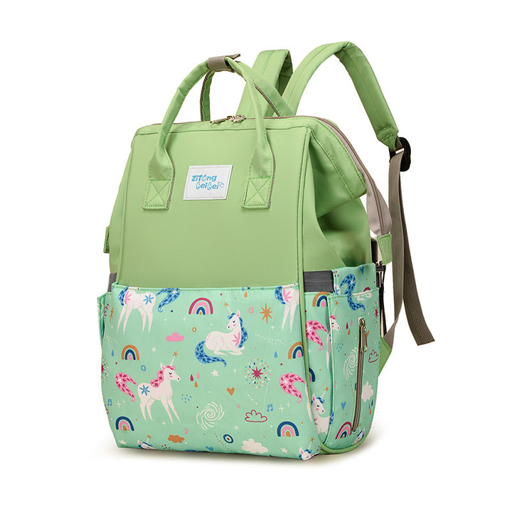 Eclectic Unicorn Design Diaper Backpack Kalsten