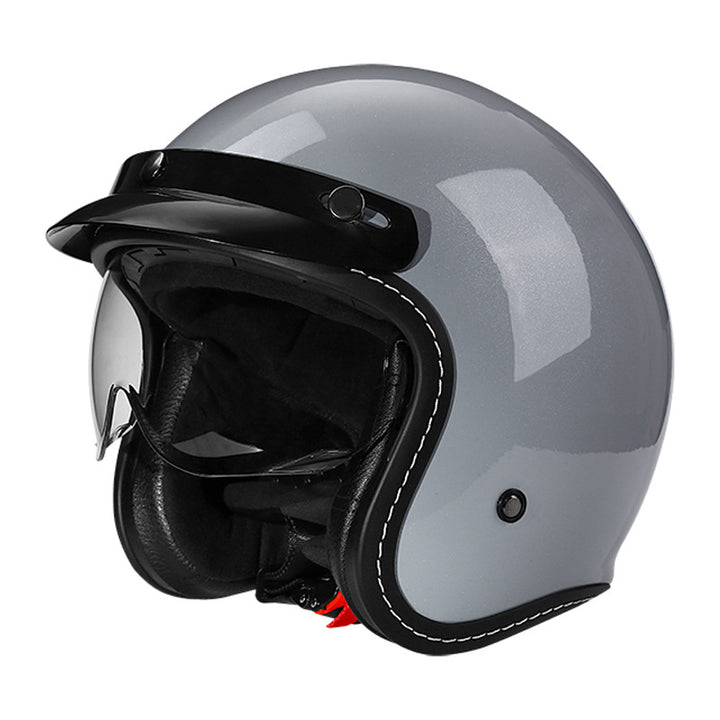 WoVintage Open-Face Motorcycle Helmet Kalsten