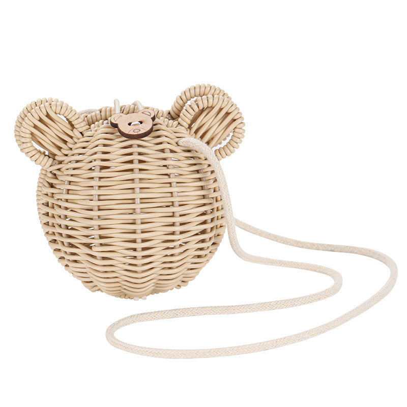 Ladies' bear design basket bag Kalsten