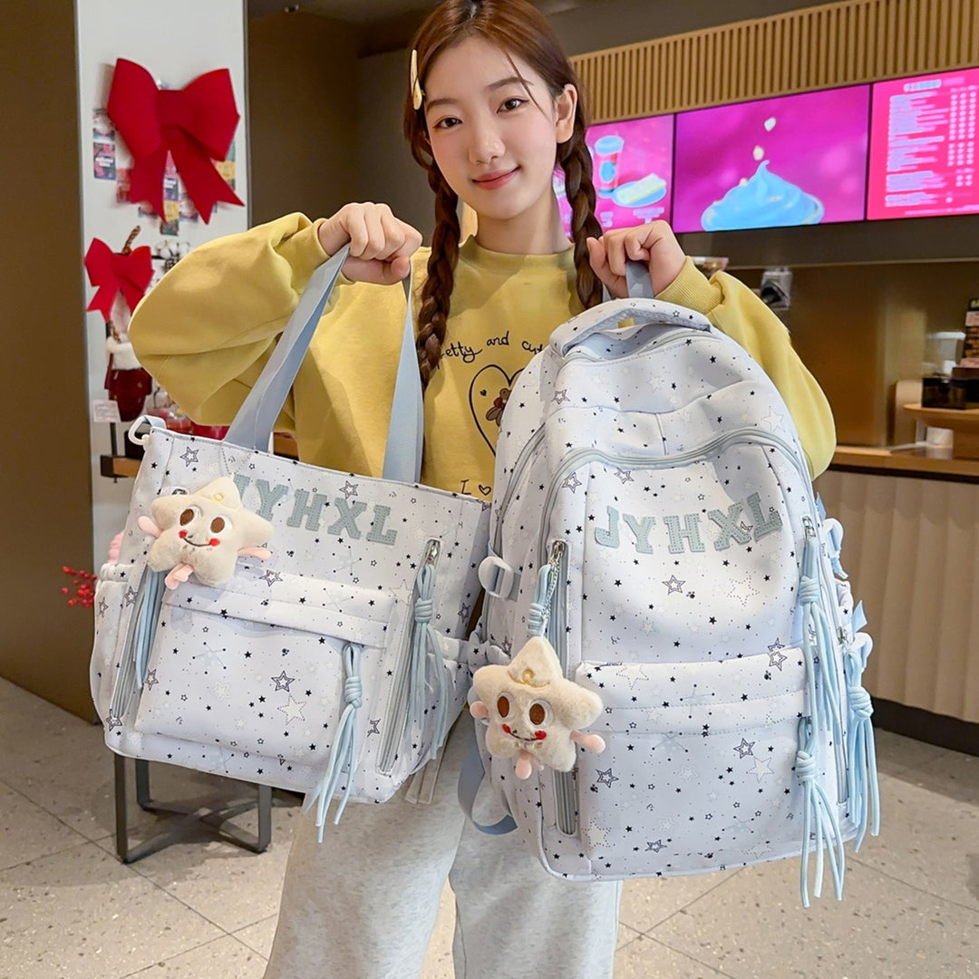 Stylish Star-Printed Backpack Kalsten 1791205378
