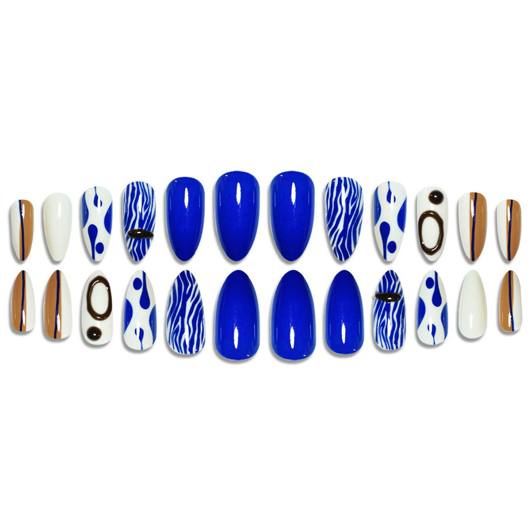Artistic Decorative Press-On Nail Enhancements Kalsten