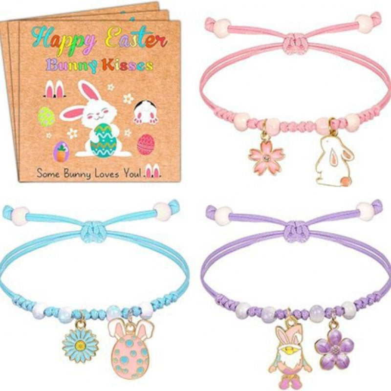 Easter-Themed Friendship Bracelet Set Kalsten