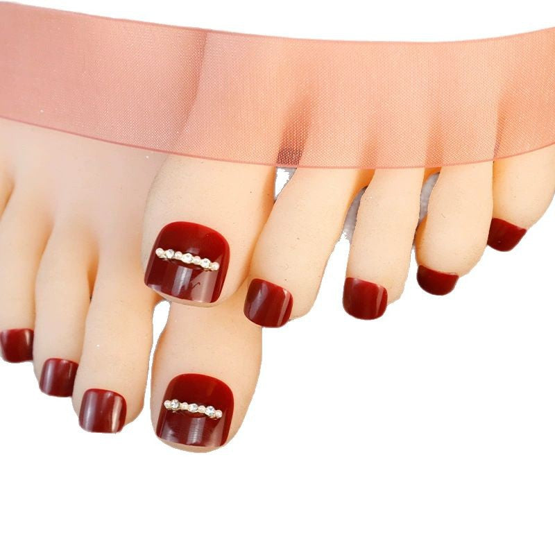 Decorative Press-On Toenail Art Set Kalsten