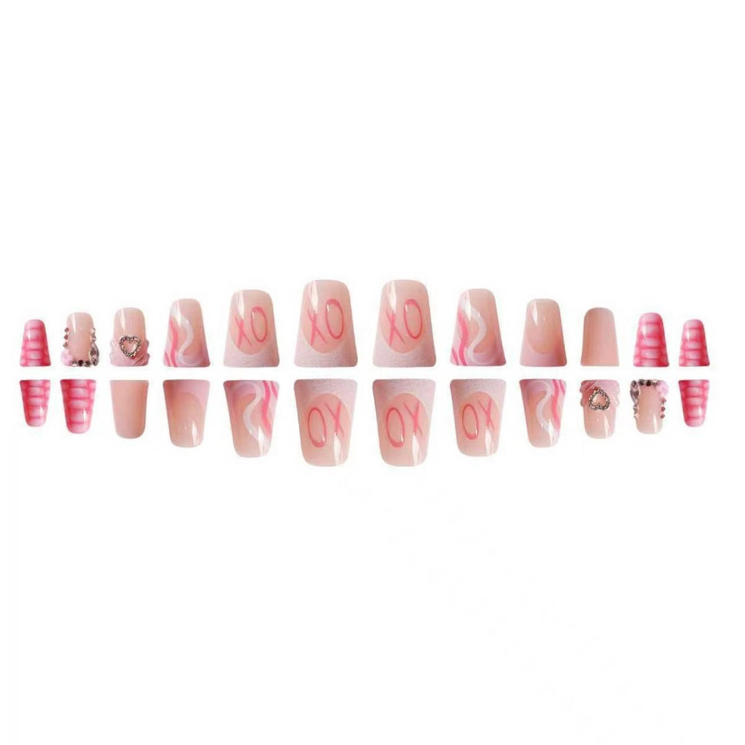 Elegant Decorative Acrylic Nail Set Kalsten