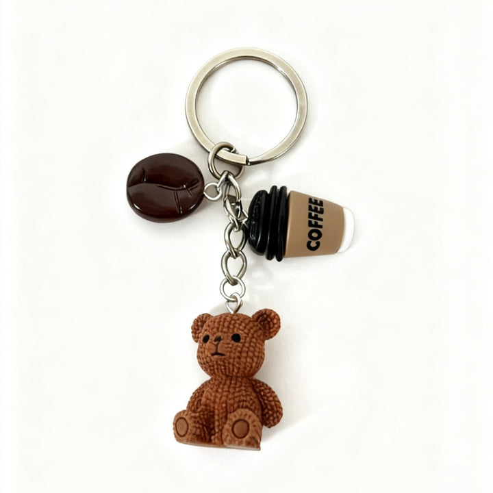 Playful keychain with bears and drink Kalsten