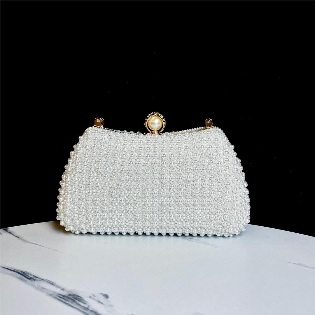 Pearl Beaded Evening Handbag