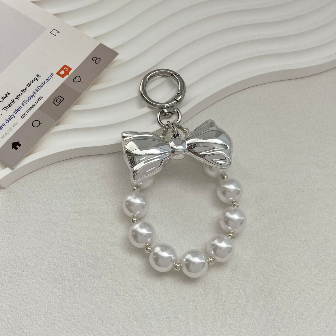 Elegant Pearl Bow Keychain Kalsten