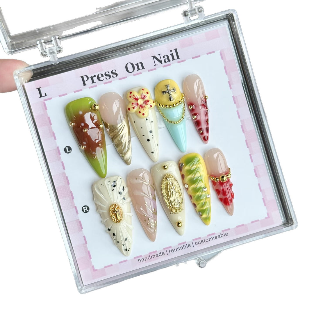 Artisan Decorative Press-On Nail Set