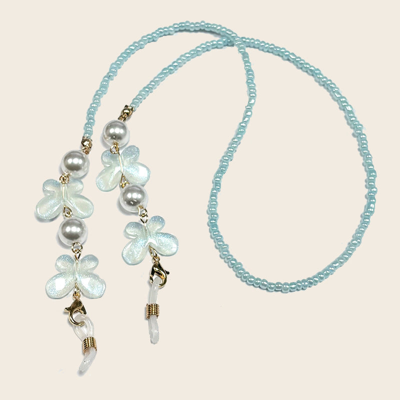Decorative Floral Eyewear Chain Kalsten