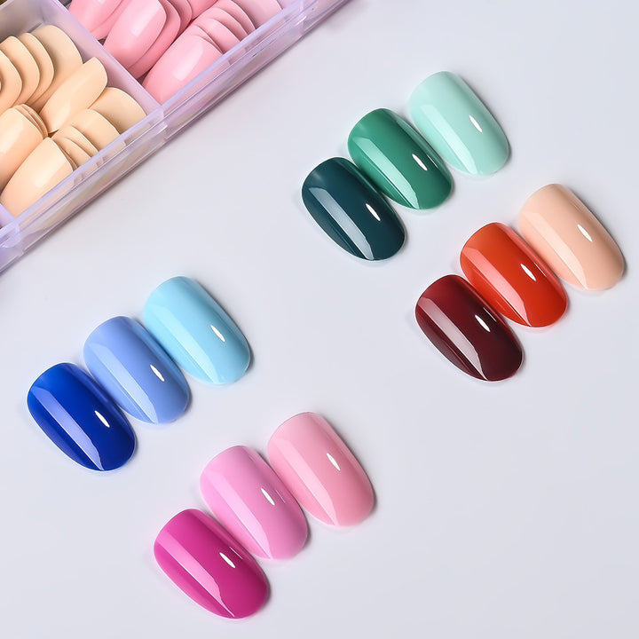 Full Coverage Press-On Nail Tips Set