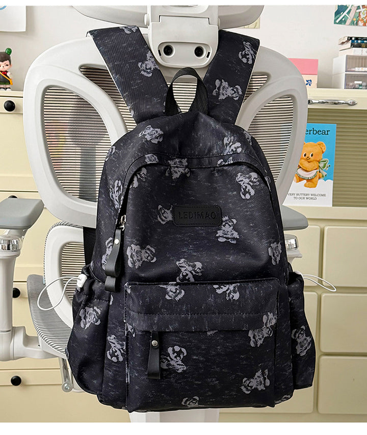 Cartoon Character Design School Backpack