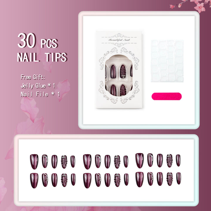 Glamorous High Gloss Artificial Nails Kalsten