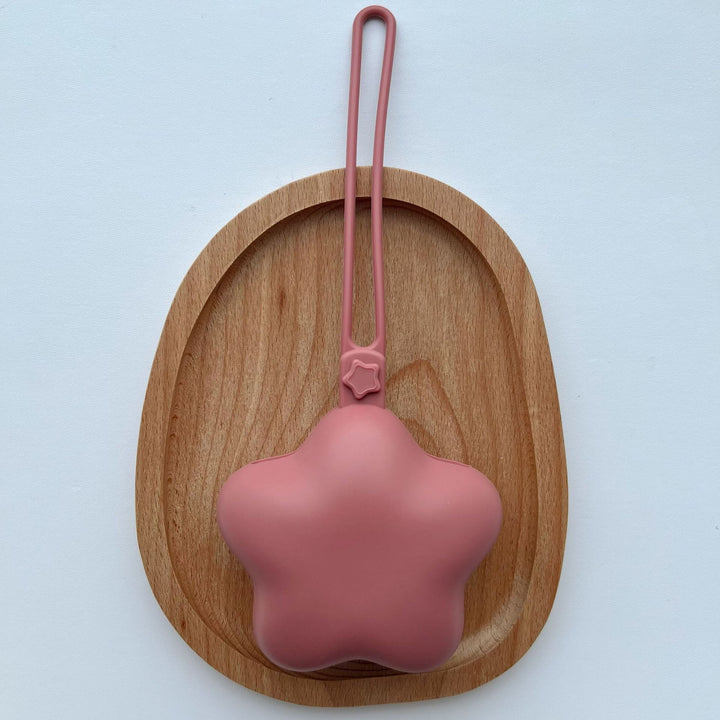 Silicone Star-Shaped Coin Purse with Elastic Wrist Strap
