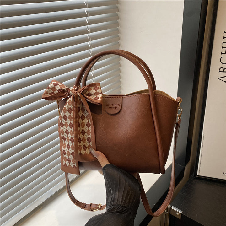 Elegant Bow Accent Handbag Kalsten
